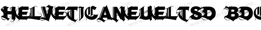 helveticaneueltsd bdcn字体转换
